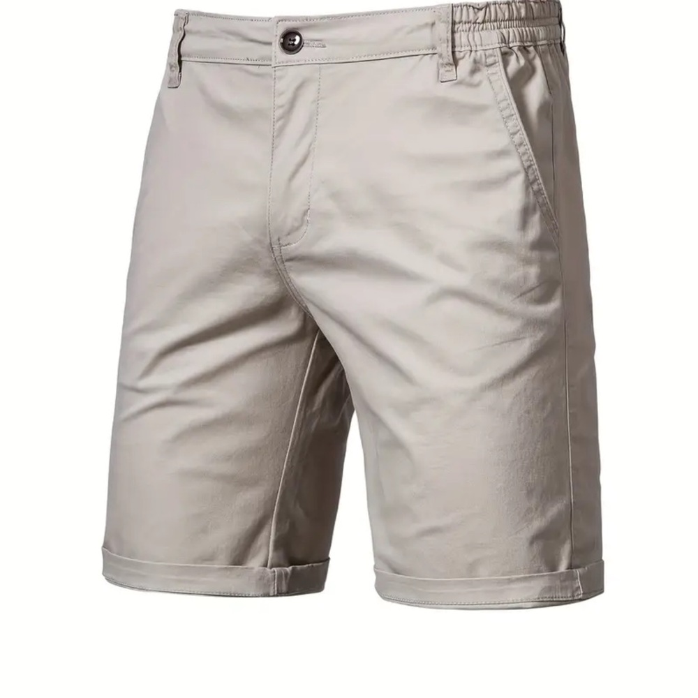 Source Unknown Men's Light Gray Cargo Shorts